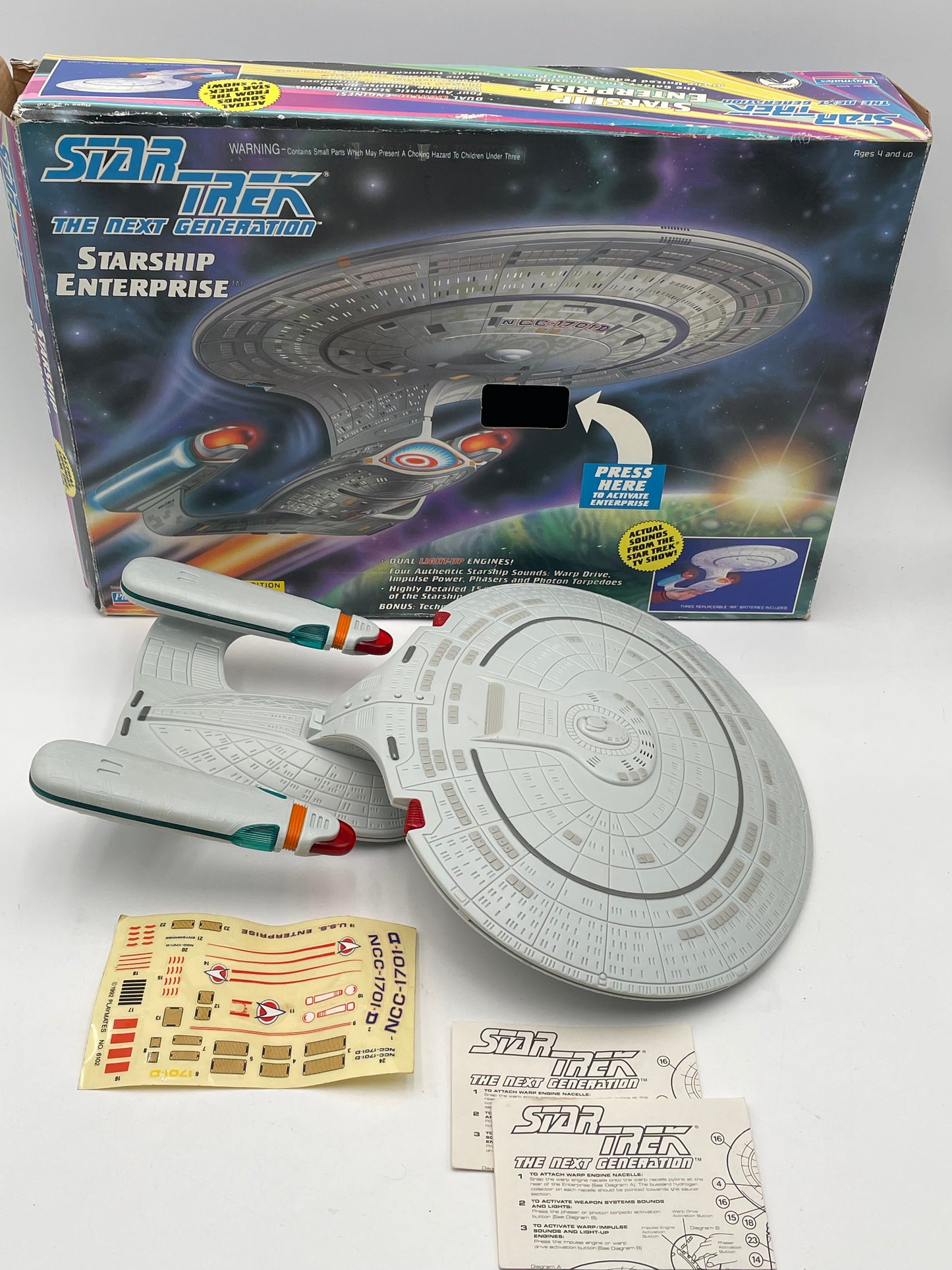 Star Trek - Playmates - TNG Starship Enterprise 1992 #104538