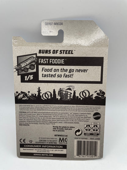 Hot Wheels - Fast Foodie #15 1/5 Buns of Steel Red 2021 #103252