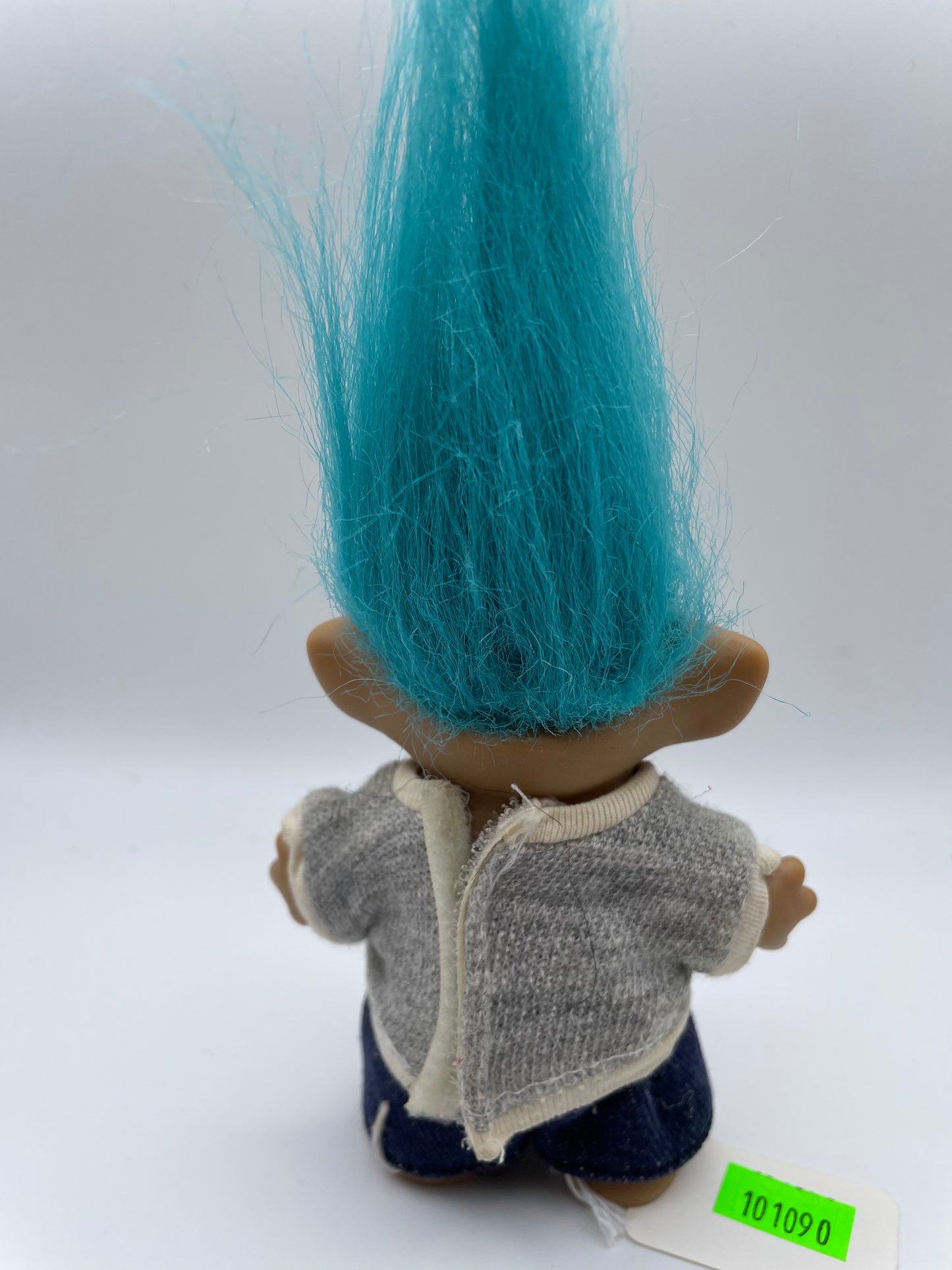 Trolls - Grey Shirt and Jeans - Blue Hair  #101090