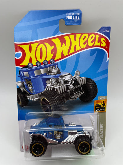 Hot Wheels - Baja Blazers - #3 2/10 Baja Bone Shaker Blue 2022 #103272