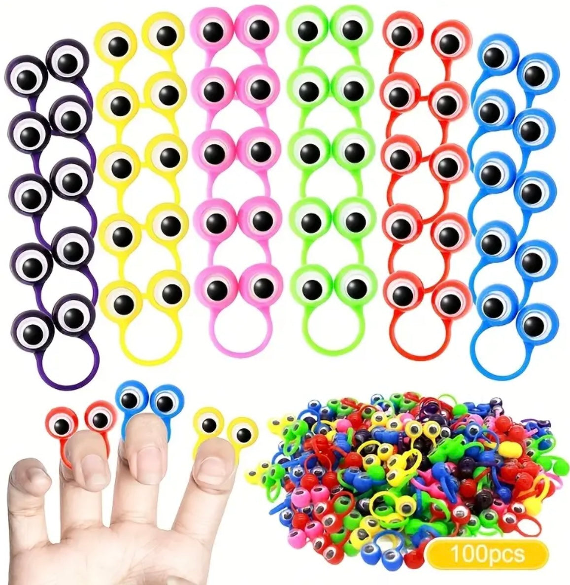 Finger Eyes - Minis - Assorted Colors  #107376