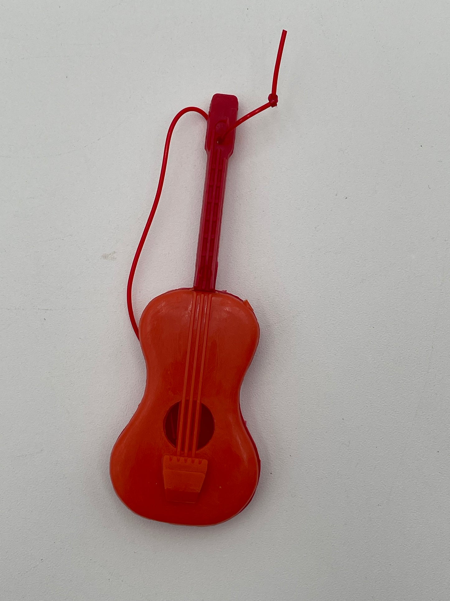 Barbie - Accessories- Red Plastic Guitar #103827