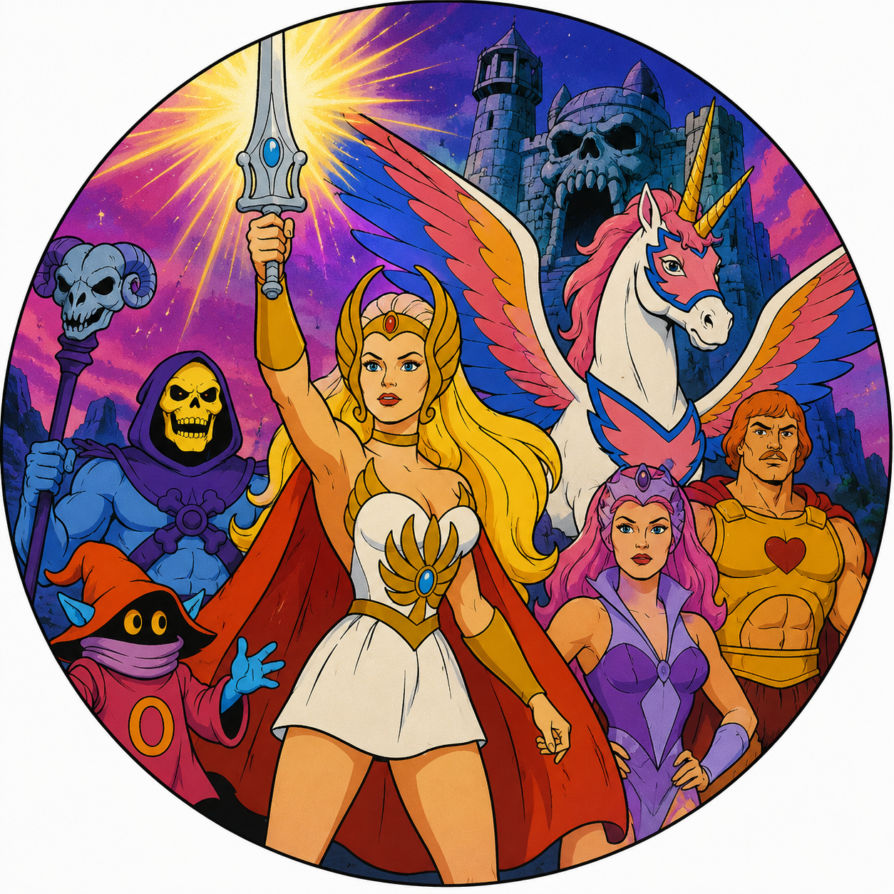 Button - 80s Theme - She-Ra
