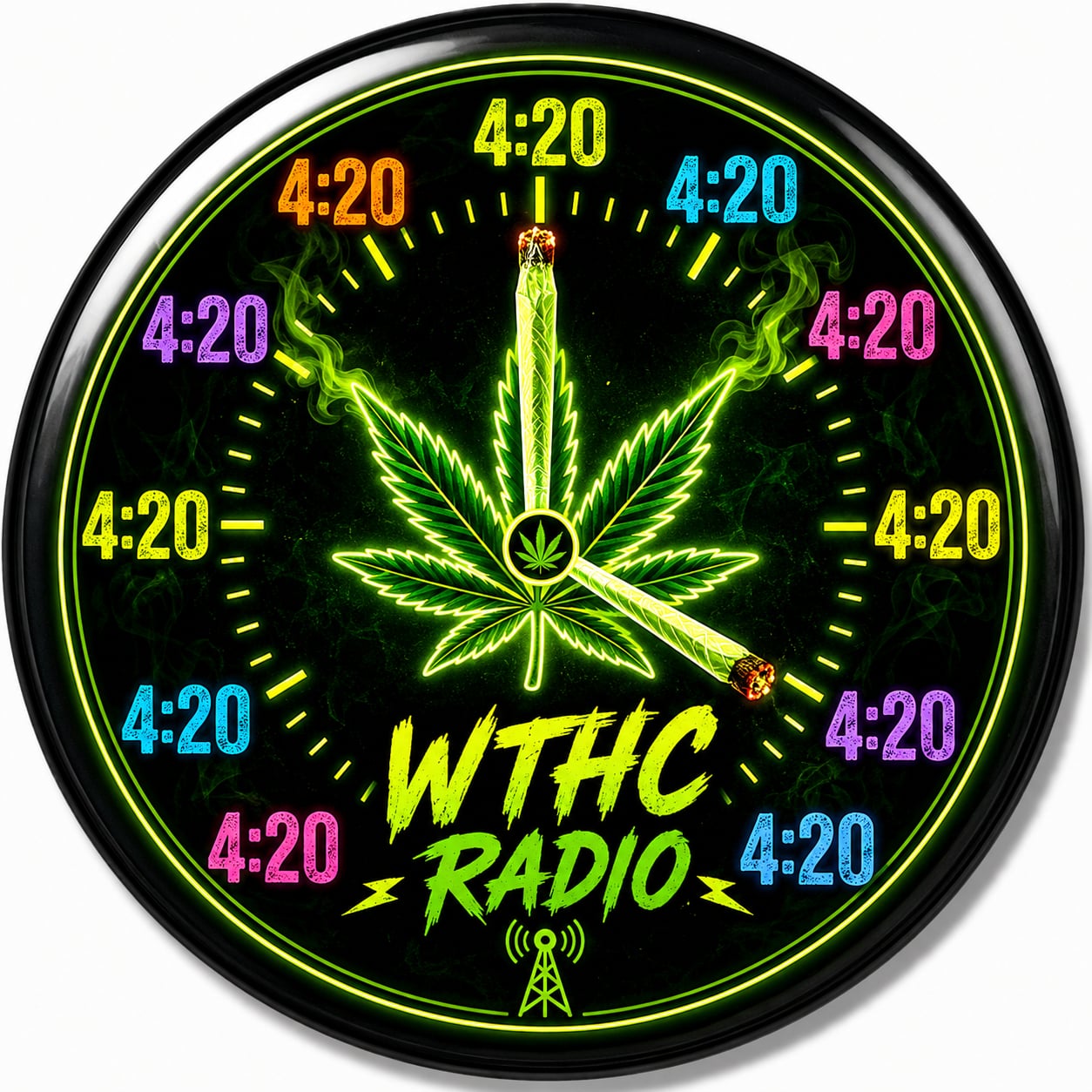 Buttons - WTHC-Radio - 420 Clock