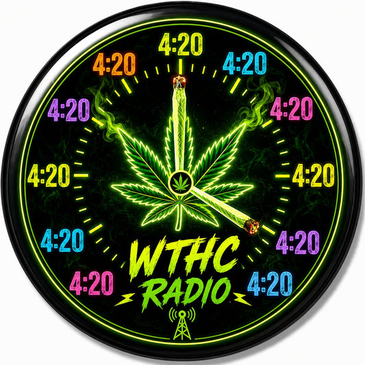 Buttons - WTHC-Radio - 420 Clock #107897