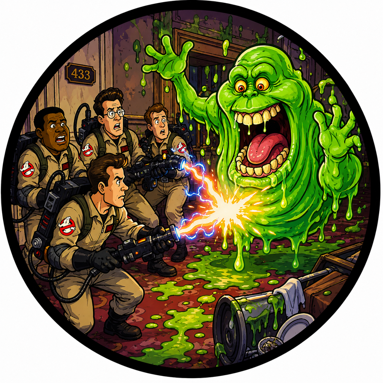 Buttons - Ghostbusters - Slimer #108166