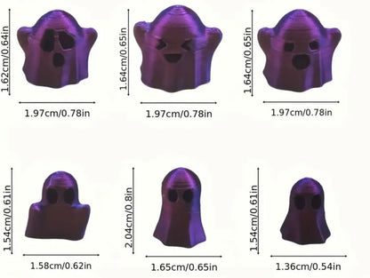 Mini Resin / 3D Print - Ghosts - Assorted Styles & Colors #107192