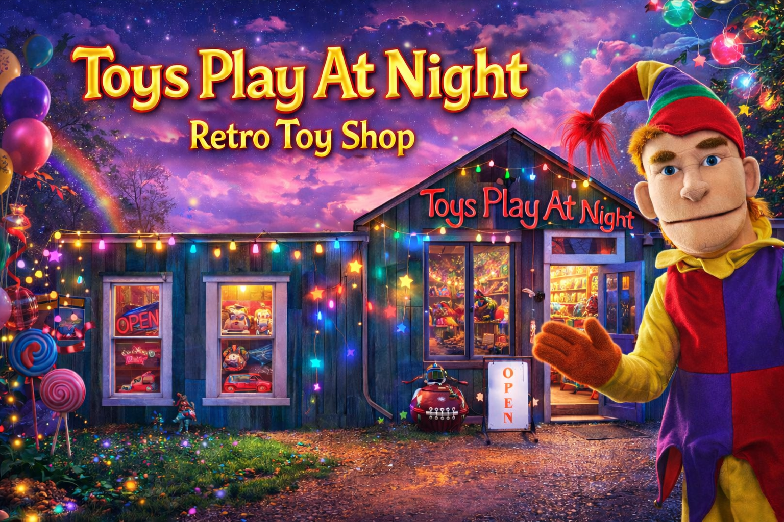 Load video: See Our Retro Toy Shop!
