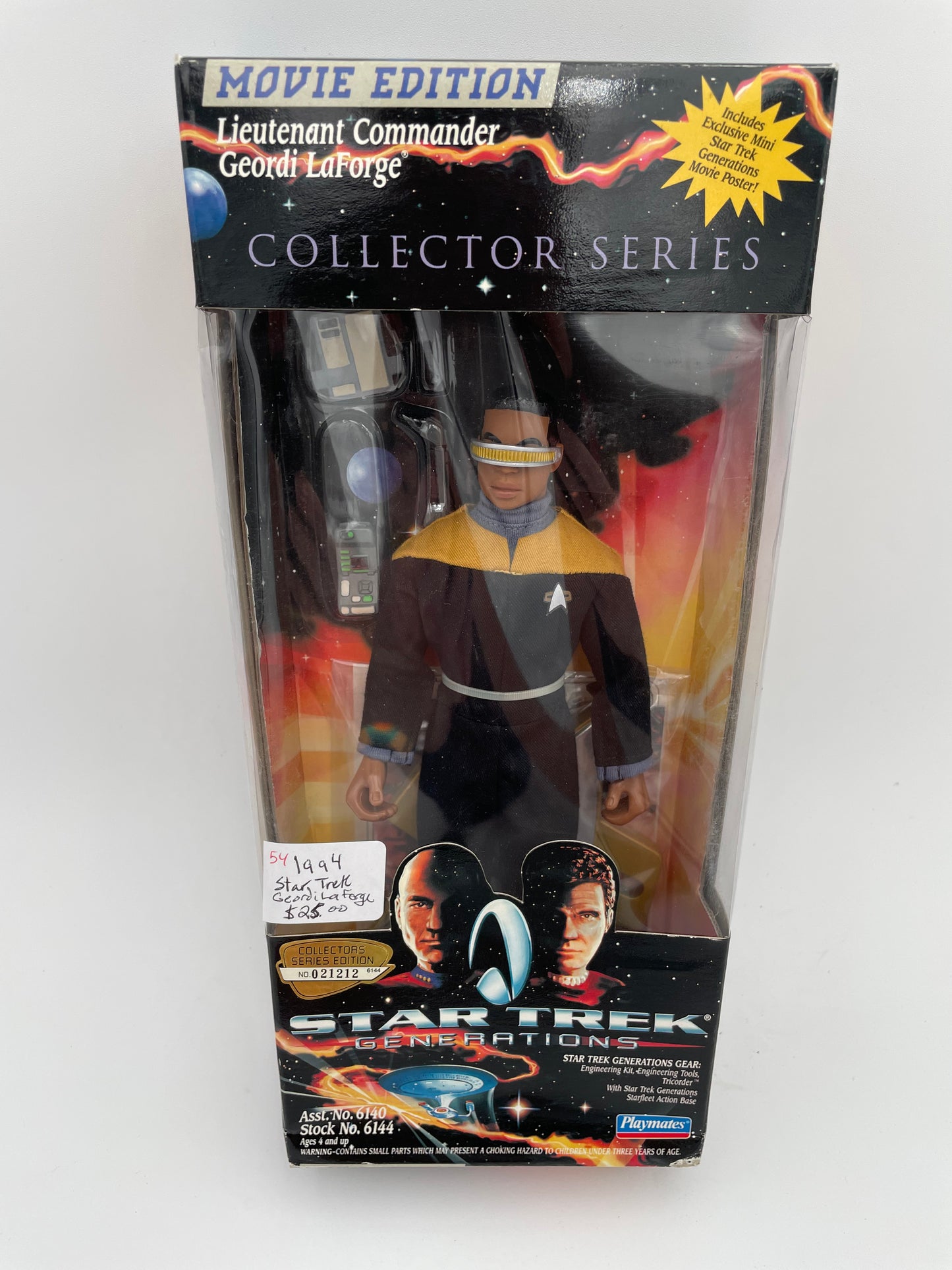 Star Trek Generations - Collection Series - Lt. Commander Geordi La Forge 1994 #100286