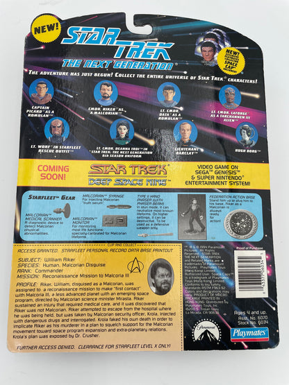 Star Trek Next Gen - Commander River as a Malcorian 1994 #100252