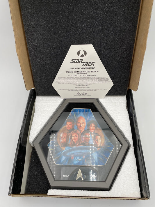 Star Trek Next Gen - Commemorative Porcelain Plaque 1994 #100289