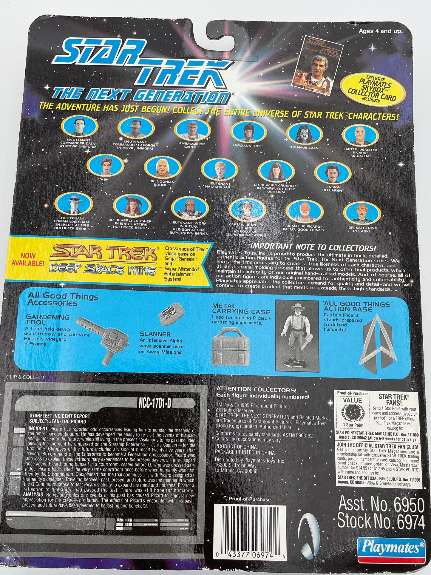 Star Trek Next Gen - Jean-Luc Picard Retired 1995 #100248