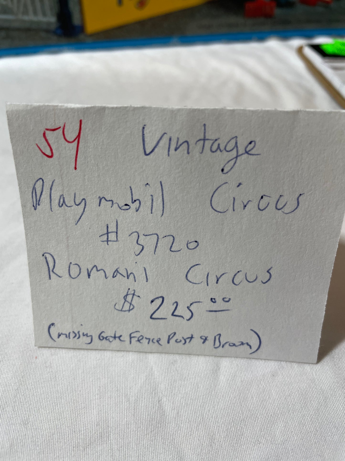Playmobil - Romani Circus #3720 1992 #100193