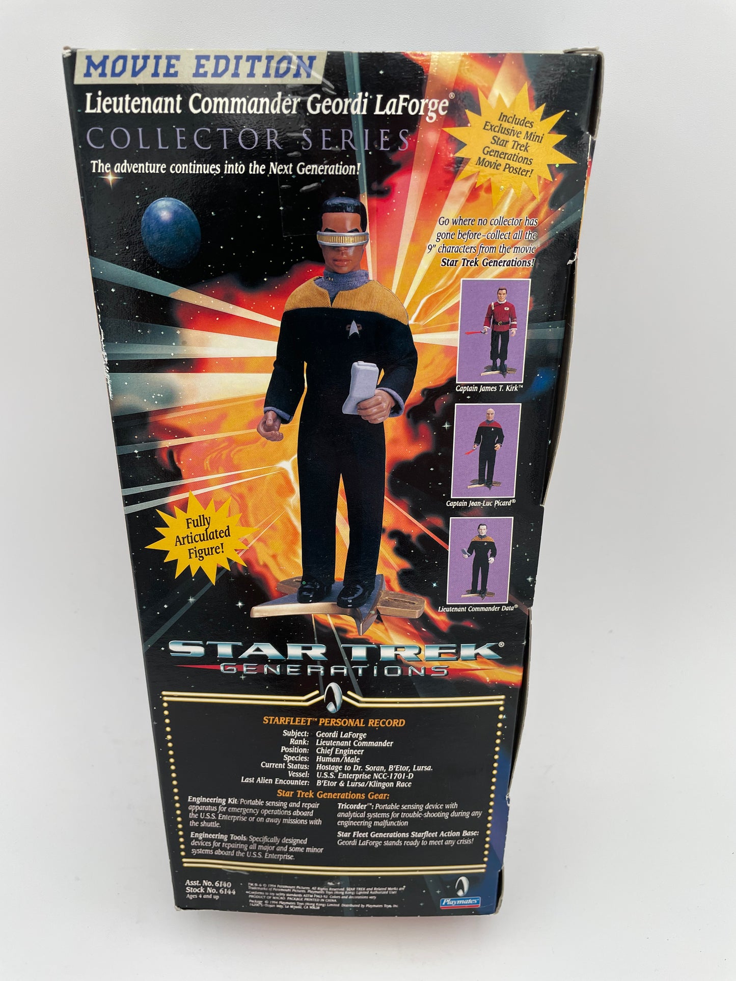 Star Trek Generations - Collection Series - Lt. Commander Geordi La Forge 1994 #100286