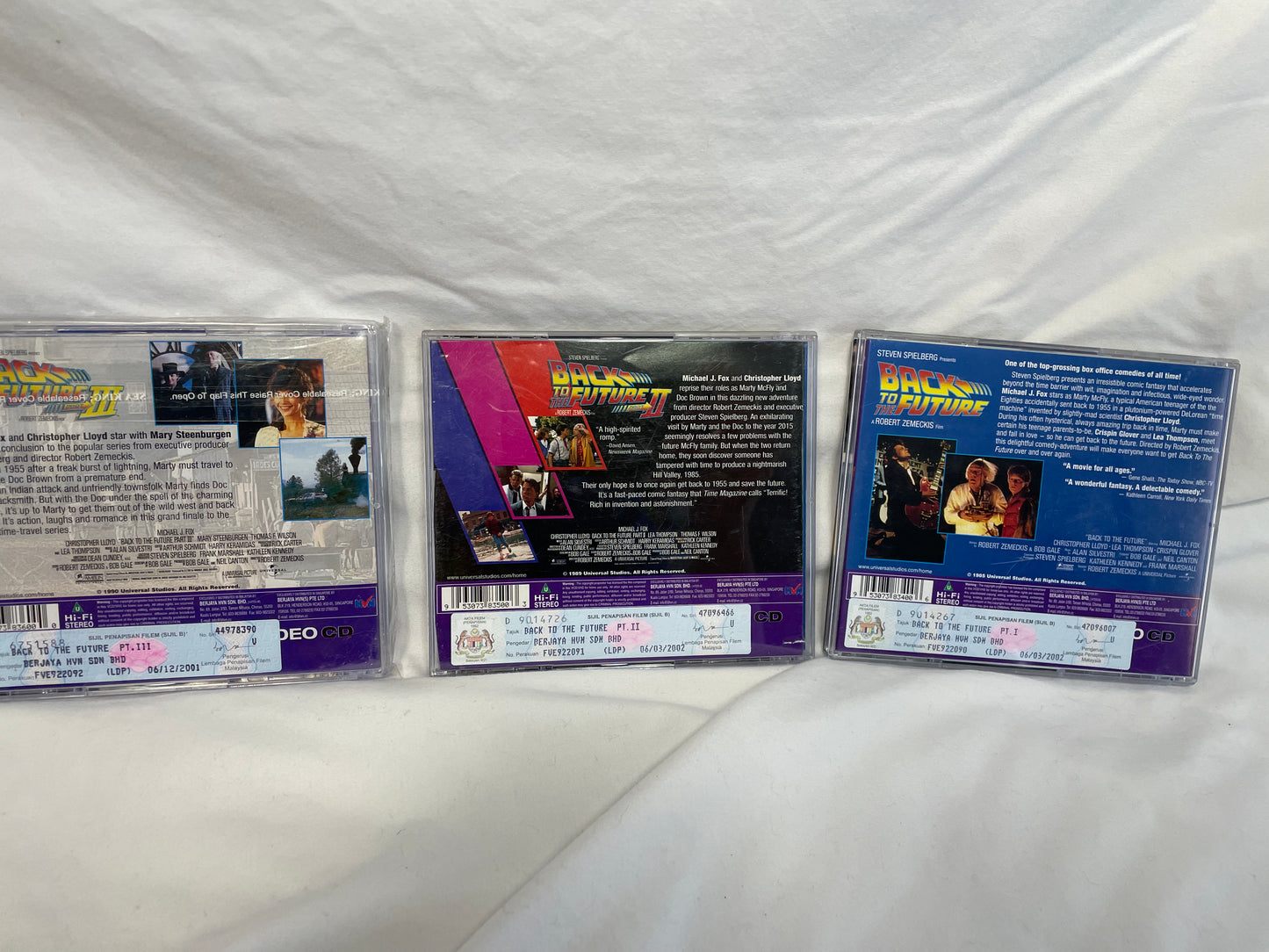 Back to the Future Trilogy VCD 2001 #100069