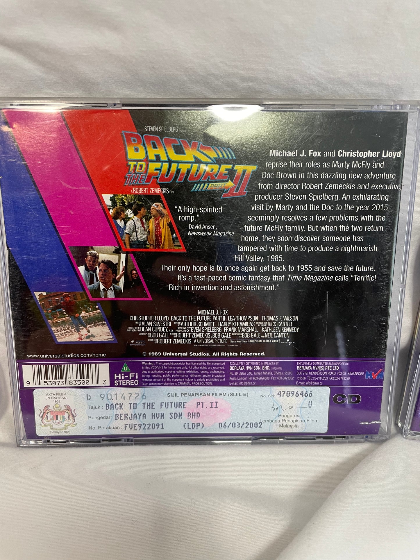 Back to the Future Trilogy VCD 2001 #100069