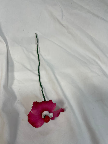 “Love” Heart Button Flower