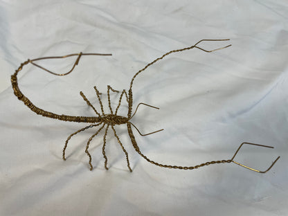 Brass Wire Scorpion