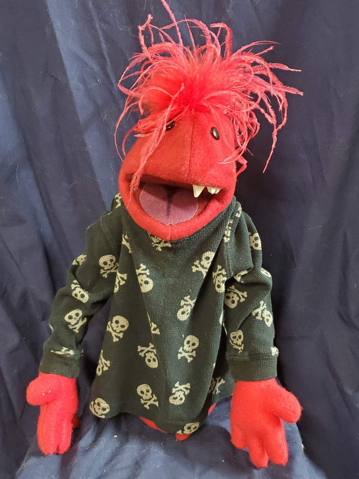 Red Two Hand Puppet All Red Puppet – Bird n’ Squirrel