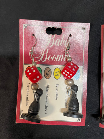 Chess Piece Earrings