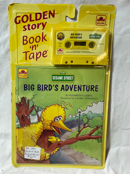 Golden Storybook Tape Set - Sesame Street “Big Bird Adventures” 1991 #100081