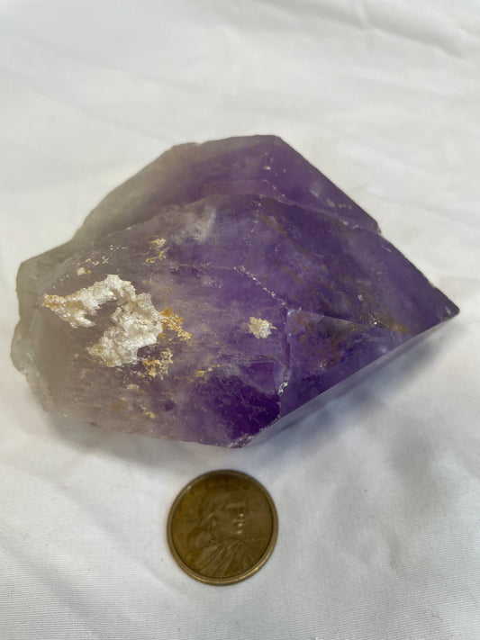 Large Double Amethyst Point