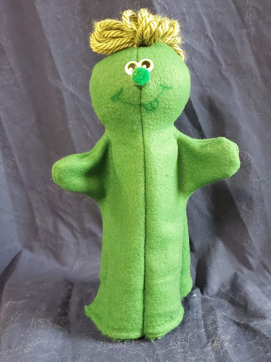 Hand Puppet w/ Yellow Hair