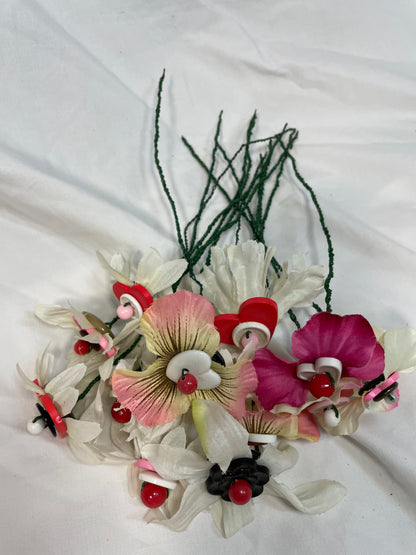 “Love” Heart Button Flower